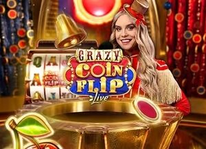 크레이지 코인 플립 게임쇼, 탑업과 라이브 코인 플립 배수 연출