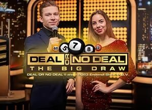 딜 오어 노 딜 게임쇼, 케이스 선택과 뱅커 제안 연출 화면