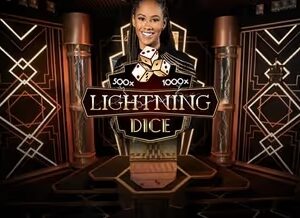 라이트닝 다이스, 주사위 타워와 라이트닝 배수 연출 화면