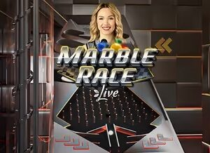 마블 레이스 게임쇼, 구슬 경주 트랙과 순위 정산 연출 화면